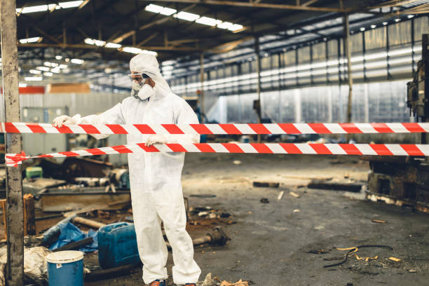 Professional Drug Lab Cleanup technician working in Midland, PA